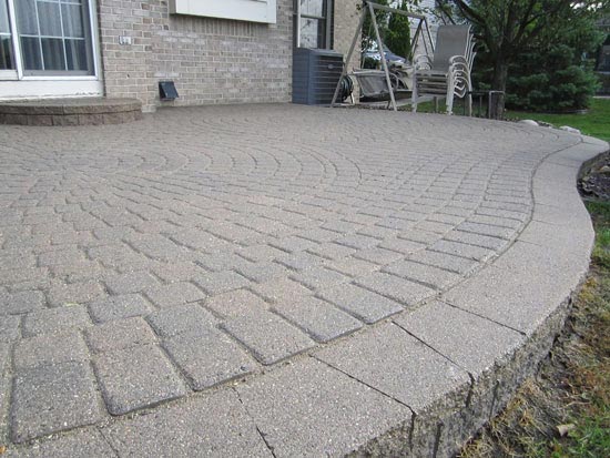 Pavers deck